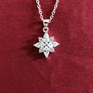 Brilliant Simulated Diamond Necklace